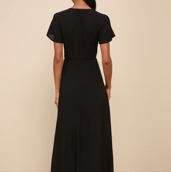 Lulu's Elegant Black Maxi Dress - Picture 4 of 15